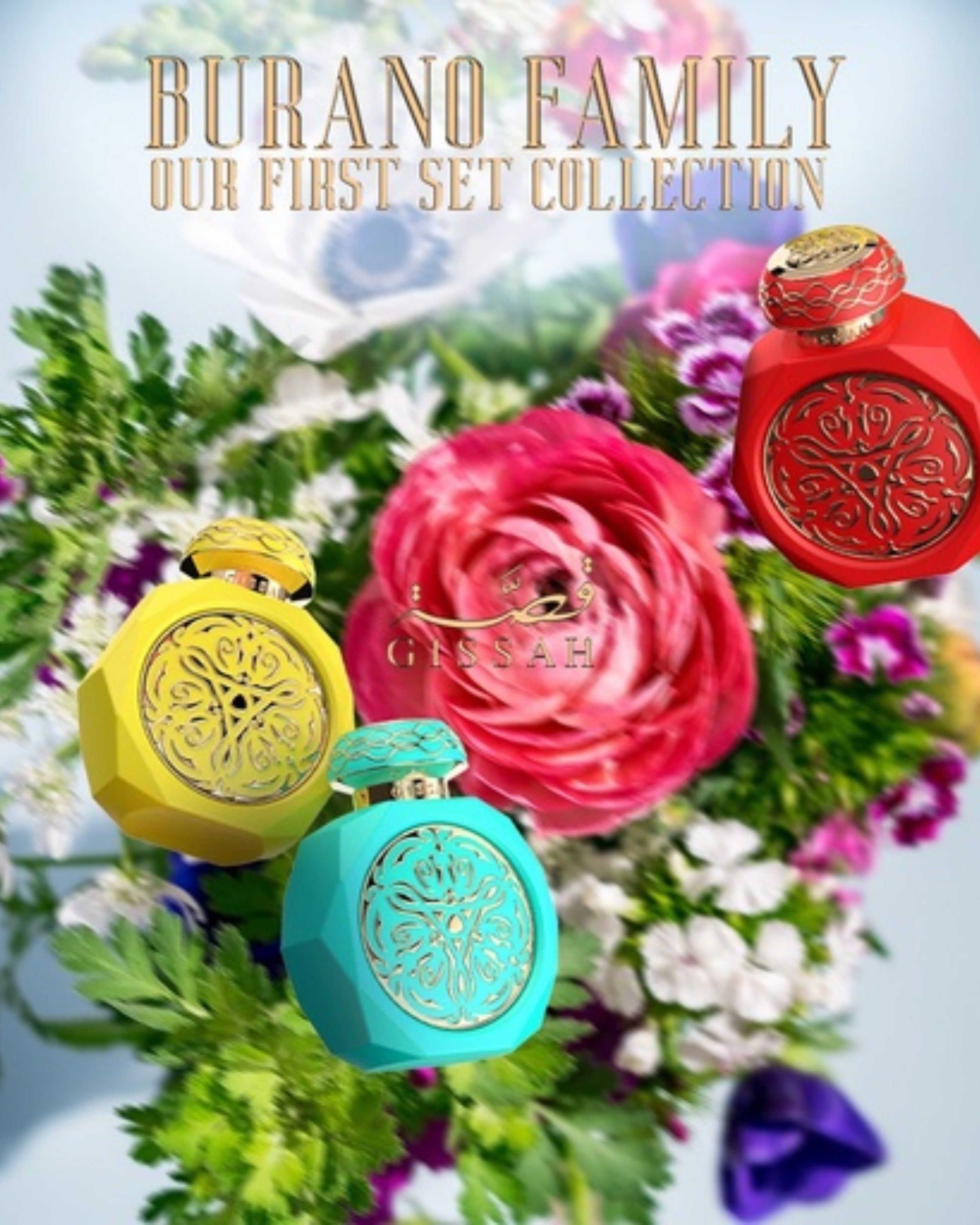 BURANO FAMILY SET – EDP 3X30ml – GISSAH