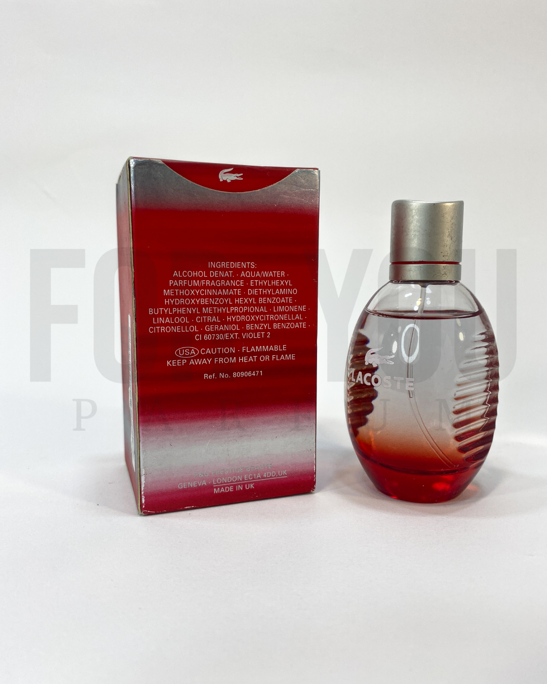 RED LACOSTE-FRAGRANCES EAU DE TOILETTE POUR HOMME