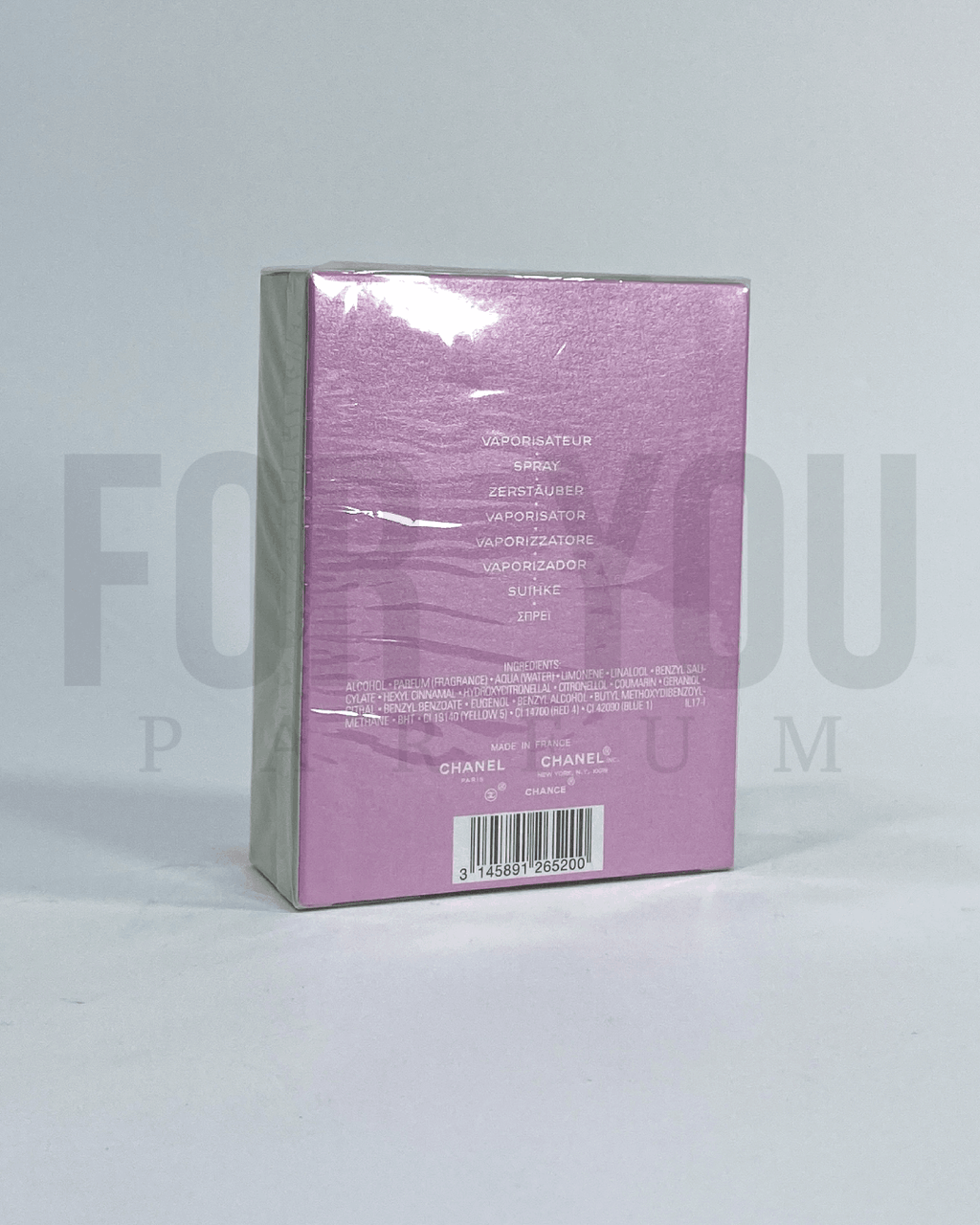 CHANEL CHANCE Eau De Parfum – CHANEL