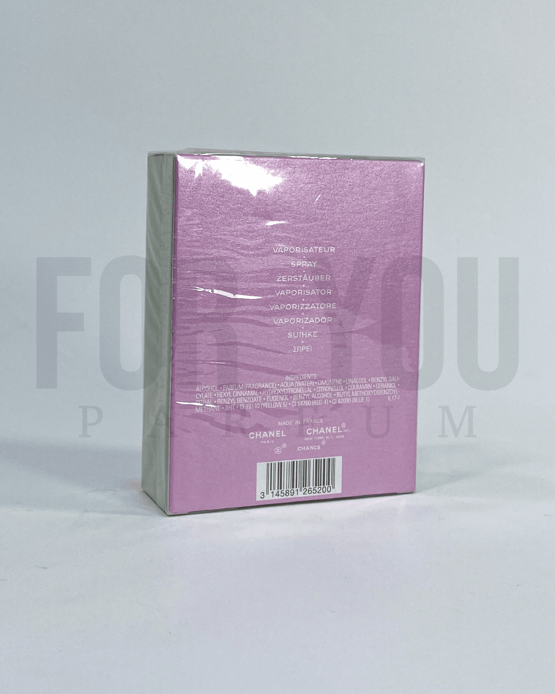 CHANEL CHANCE Eau De Parfum – CHANEL
