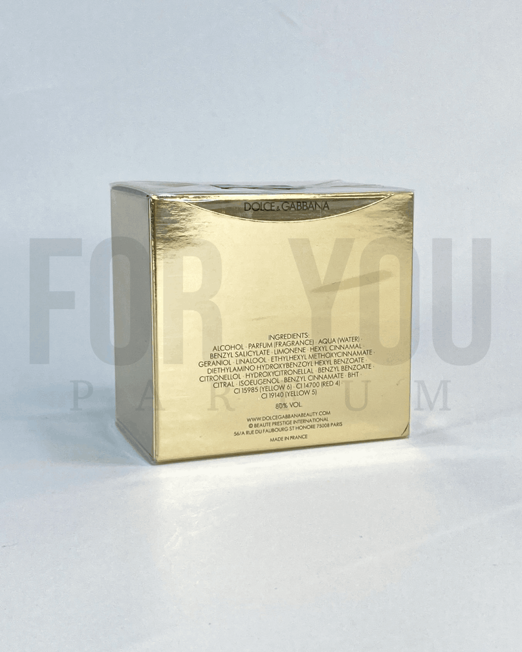 THE ONE – DOLCE & GABBANA Eau De Parfum