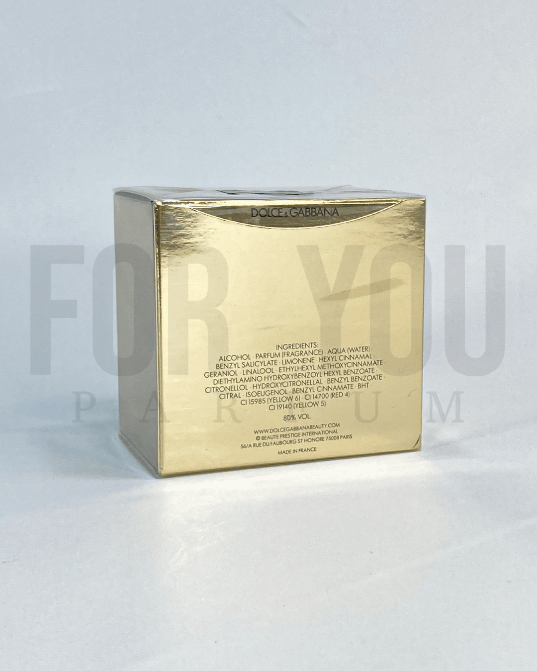 THE ONE – DOLCE & GABBANA Eau De Parfum